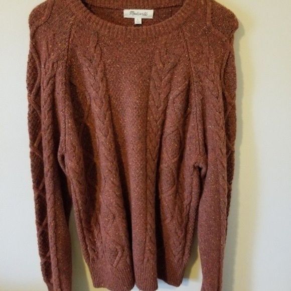 Madewell Donegal Cableknit Fisherman Jumper Sweater - Picture 4 of 14